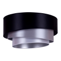Duolla - Ceiling light TRIO 1xE27/15W/230V d. 45 cm black/silver