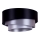 Duolla - Ceiling light TRIO 1xE27/15W/230V d. 45 cm black/silver