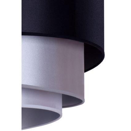 Duolla - Ceiling light TRIO 1xE27/15W/230V d. 45 cm black/silver