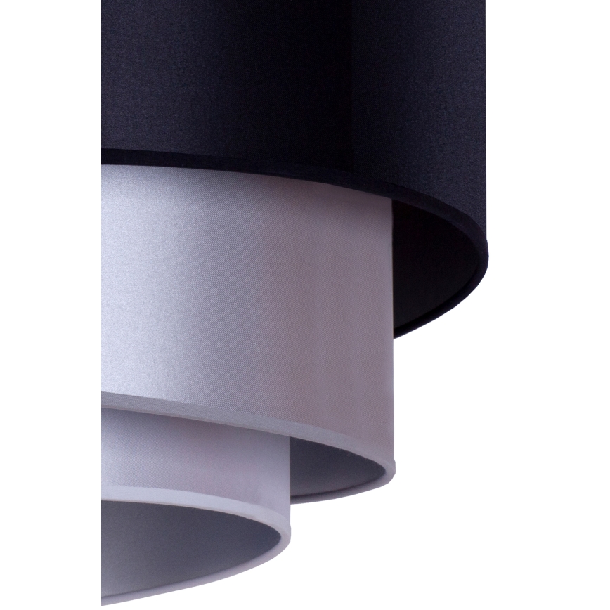 Duolla - Ceiling light TRIO 1xE27/15W/230V d. 45 cm black/silver
