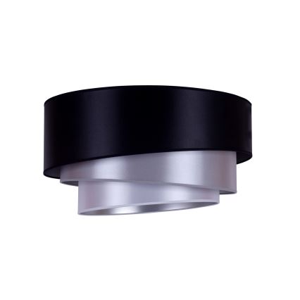 Duolla - Ceiling light TRIO 1xE27/15W/230V d. 45 cm black/silver