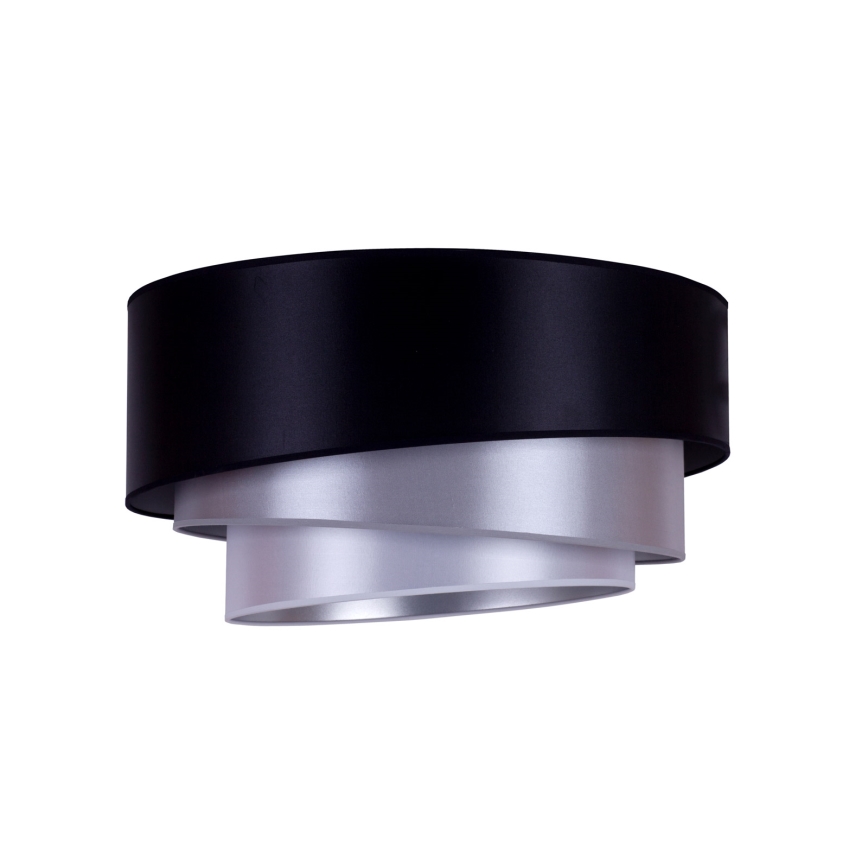 Duolla - Ceiling light TRIO 1xE27/15W/230V d. 45 cm black/silver