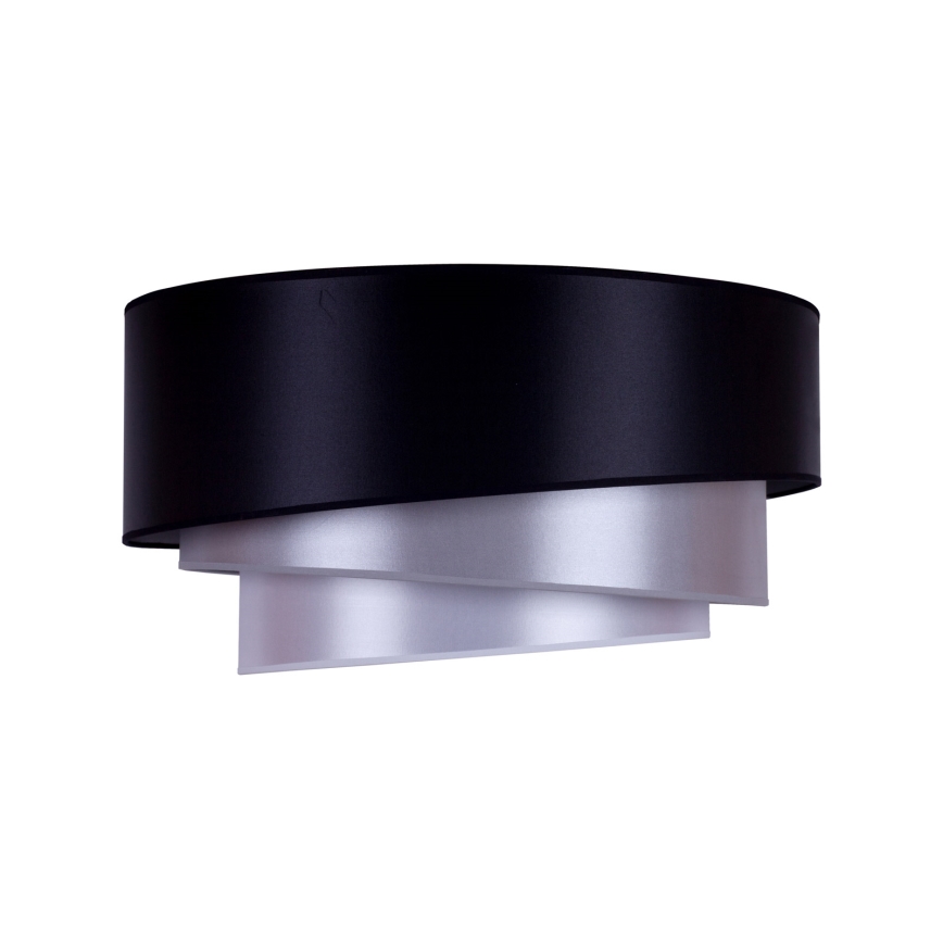 Duolla - Ceiling light TRIO 1xE27/15W/230V d. 45 cm black/silver