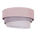 Duolla - Ceiling light TRIO 1xE27/15W/230V d. 45 cm pink/grey/white