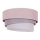 Duolla - Ceiling light TRIO 1xE27/15W/230V d. 45 cm pink/grey/white