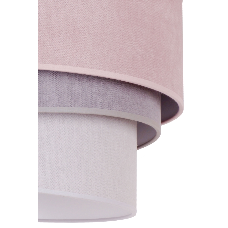 Duolla - Ceiling light TRIO 1xE27/15W/230V d. 45 cm pink/grey/white