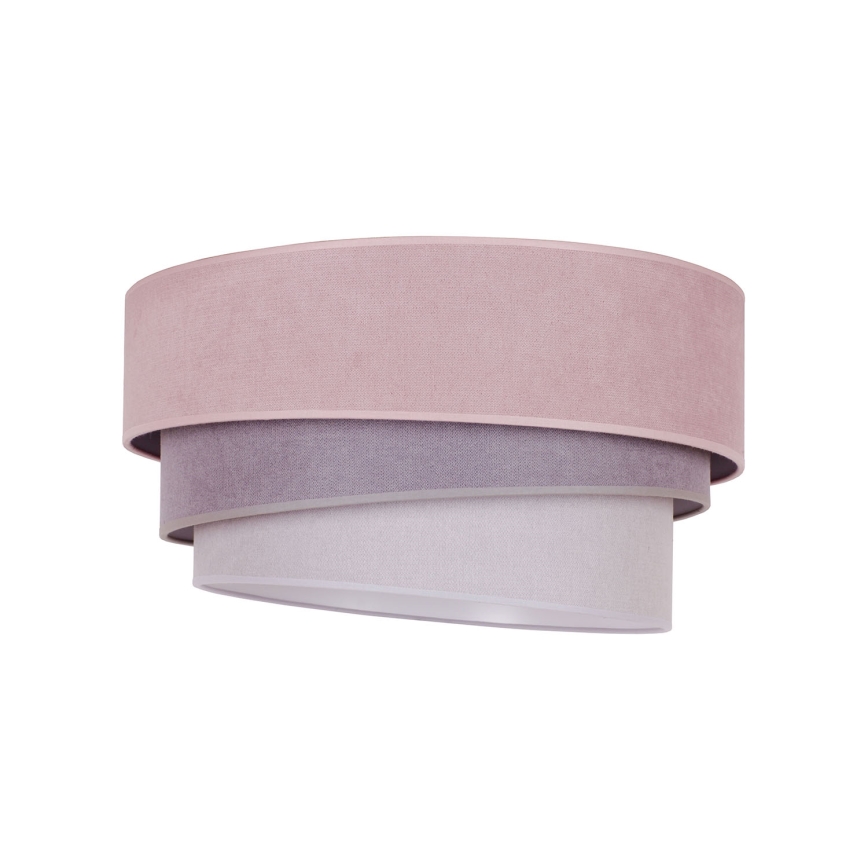 Duolla - Ceiling light TRIO 1xE27/15W/230V d. 45 cm pink/grey/white