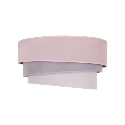 Duolla - Ceiling light TRIO 1xE27/15W/230V d. 45 cm pink/grey/white