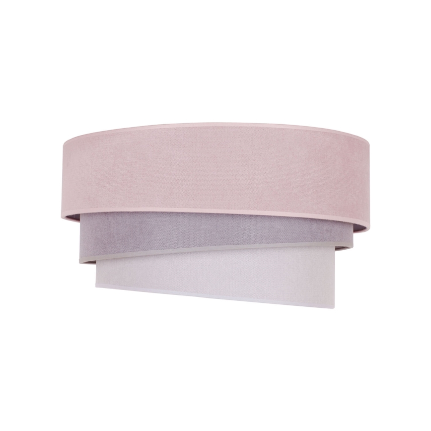 Duolla - Ceiling light TRIO 1xE27/15W/230V d. 45 cm pink/grey/white