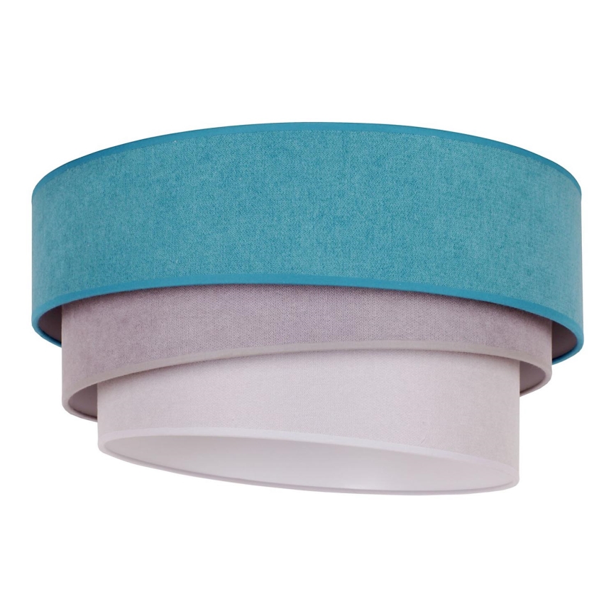 Duolla - Ceiling light TRIO 1xE27/15W/230V d. 45 cm turquoise/grey/white
