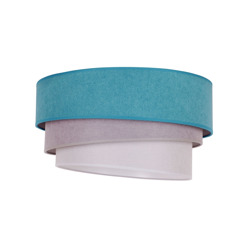 Duolla - Ceiling light TRIO 1xE27/15W/230V d. 45 cm turquoise/grey/white