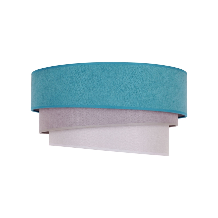 Duolla - Ceiling light TRIO 1xE27/15W/230V d. 45 cm turquoise/grey/white