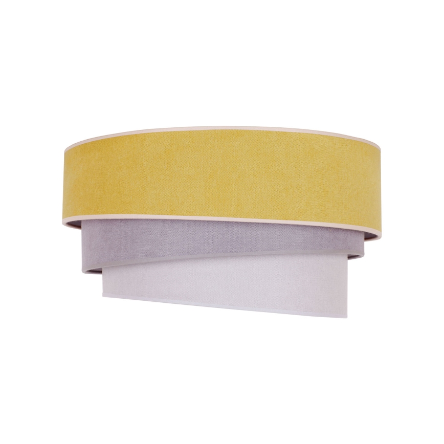 Duolla - Ceiling light TRIO 1xE27/15W/230V d. 45 cm yellow/grey/white