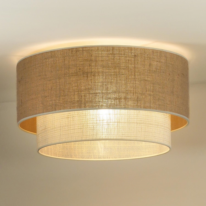 Duolla - Ceiling light YUTE BOHO 1xE27/15W/230V d. 45 cm brown/creamy