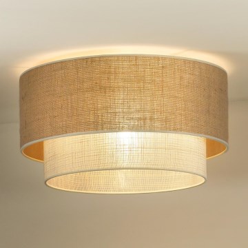 Duolla - Ceiling light YUTE BOHO 3xE27/15W/230V d. 60 cm brown/creamy