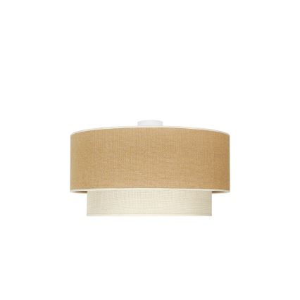 Duolla - Ceiling light YUTE BOHO 3xE27/15W/230V d. 60 cm brown/creamy