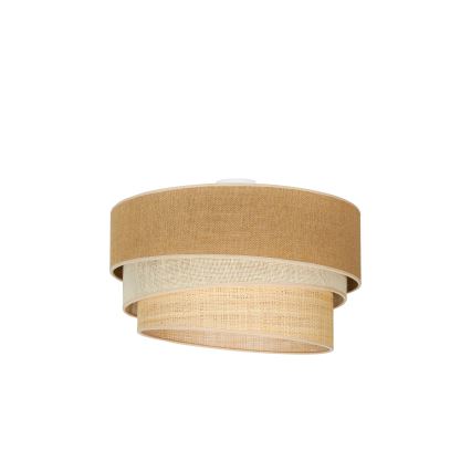 Duolla - Ceiling light YUTE TRIO 3xE27/15W/230V d. 60 cm brown/grey/beige