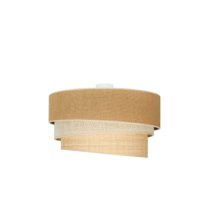 Duolla - Ceiling light YUTE TRIO 3xE27/15W/230V d. 60 cm brown/grey/beige