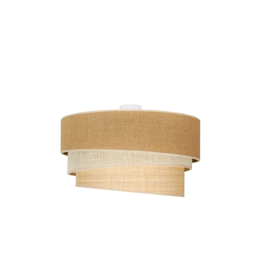 Duolla - Ceiling light YUTE TRIO 3xE27/15W/230V d. 60 cm brown/grey/beige