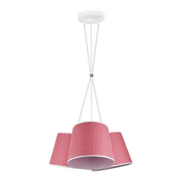 Duolla - Chandelier on a pole ROSSA 3xE27/40W/230V d. 40 cm