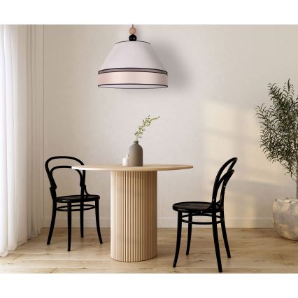 Duolla - Chandelier on a string AVIGNON 1xE27/15W/230V d. 50 cm beige