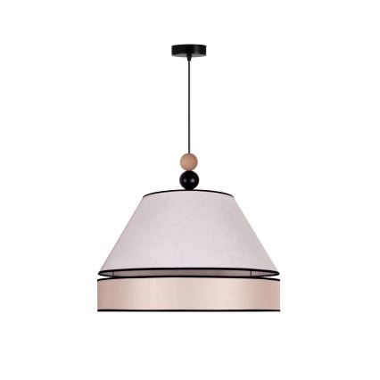 Duolla - Chandelier on a string AVIGNON 1xE27/15W/230V d. 50 cm beige