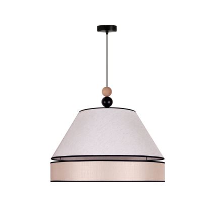Duolla - Chandelier on a string AVIGNON 1xE27/15W/230V d. 60 cm beige