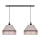 Duolla - Chandelier on a string AVIGNON 2xE27/15W/230V beige