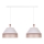 Duolla - Chandelier on a string AVIGNON 2xE27/15W/230V white/beige