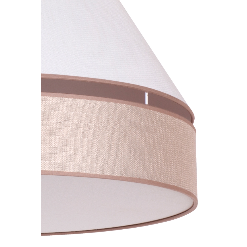 Duolla - Chandelier on a string AVIGNON 3xE27/15W/230V white/beige
