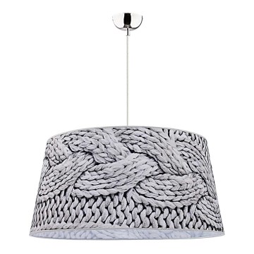 Duolla - Chandelier on a string BASS 1xE27/40W/230V d. 60 cm grey