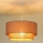 Duolla - Chandelier on a string BOHO 1xE27/15W/230V d. 45 cm beige/brown