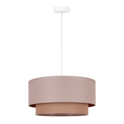 Duolla - Chandelier on a string BOHO 1xE27/15W/230V d. 45 cm beige/brown