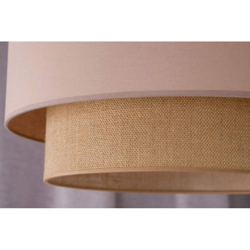 Duolla - Chandelier on a string BOHO 1xE27/15W/230V d. 45 cm beige/brown