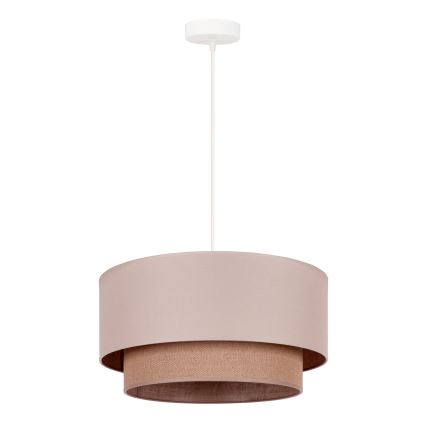 Duolla - Chandelier on a string BOHO 1xE27/15W/230V d. 45 cm beige/brown