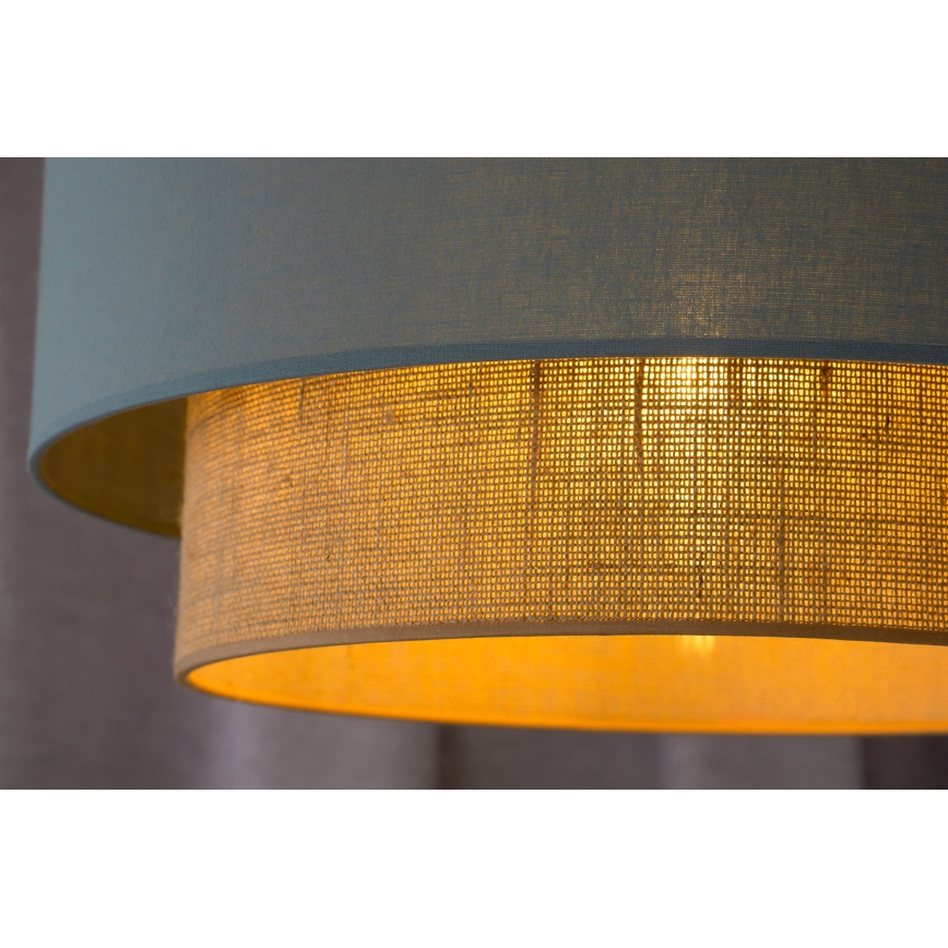Duolla - Chandelier on a string BOHO 1xE27/15W/230V d. 45 cm green/brown