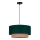 Duolla - Chandelier on a string BOHO 1xE27/15W/230V d. 45 cm green/brown