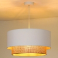 Duolla - Chandelier on a string BOHO 1xE27/15W/230V d. 45 cm white/brown