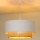 Duolla - Chandelier on a string BOHO 1xE27/15W/230V d. 45 cm white/brown