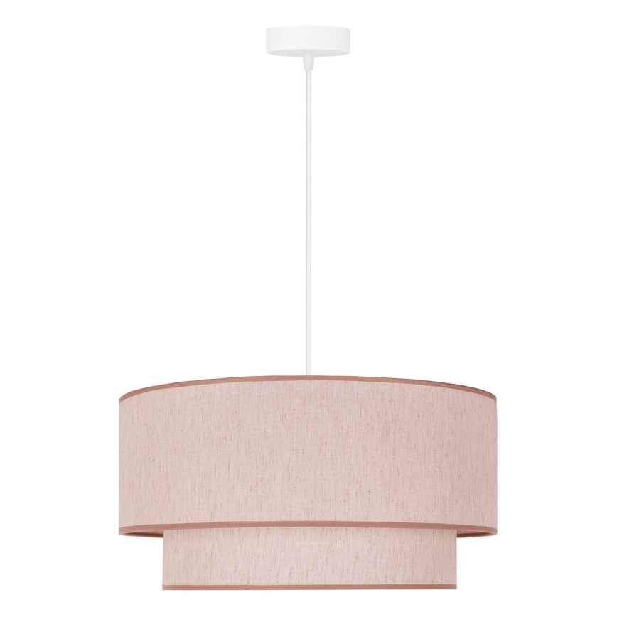 Duolla - Chandelier on a string BOHO 1xE27/40W/230V d. 45 cm beige