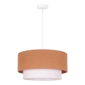 Duolla - Chandelier on a string BOHO 1xE27/40W/230V d. 45 cm beige/white