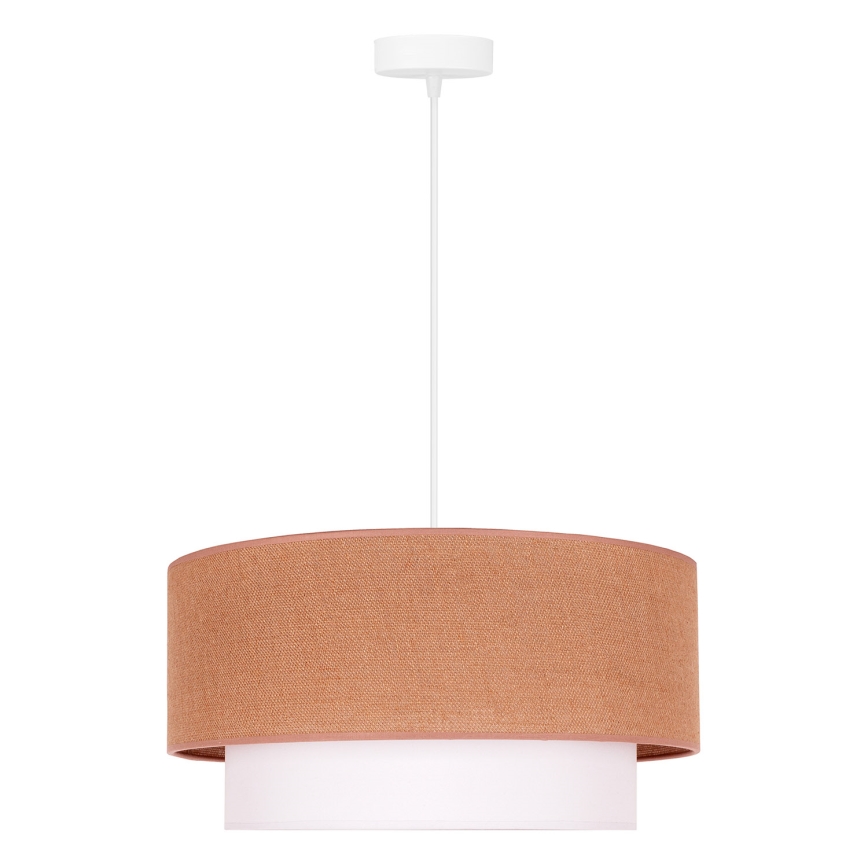 Duolla - Chandelier on a string BOHO 1xE27/40W/230V d. 45 cm beige/white