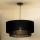 Duolla - Chandelier on a string BOHO RATTAN 1xE27/15W/230V d. 45 cm black