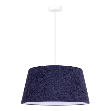 Duolla - Chandelier on a string BOUCLE 1xE27/15W/230V d. 50 cm blue