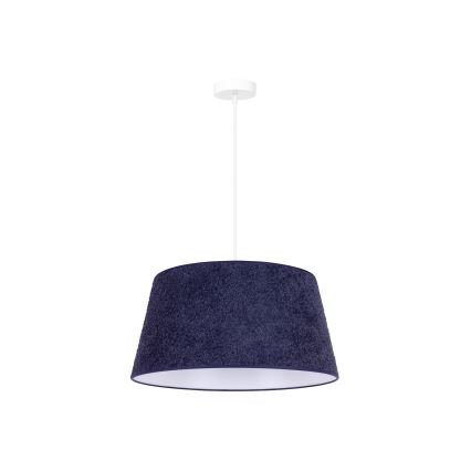 Duolla - Chandelier on a string BOUCLE 1xE27/15W/230V d. 50 cm blue