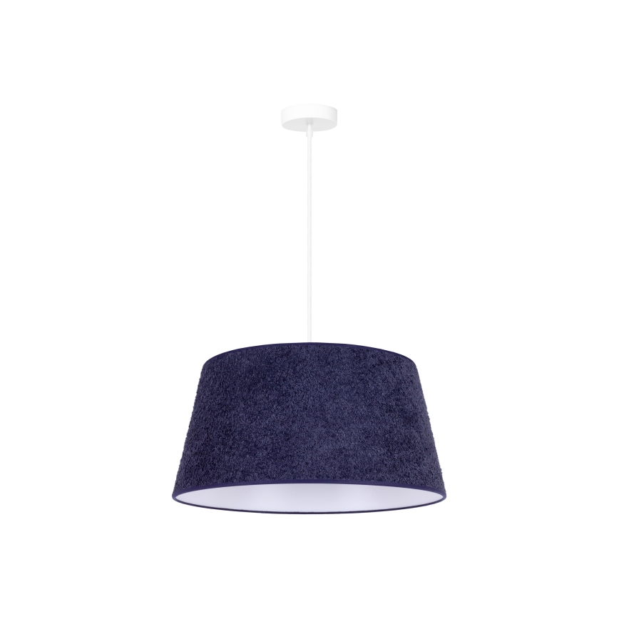 Duolla - Chandelier on a string BOUCLE 1xE27/15W/230V d. 50 cm blue