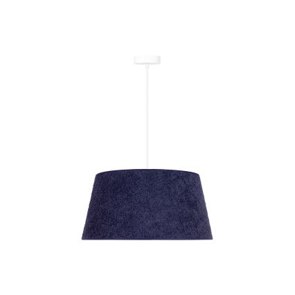 Duolla - Chandelier on a string BOUCLE 1xE27/15W/230V d. 50 cm blue