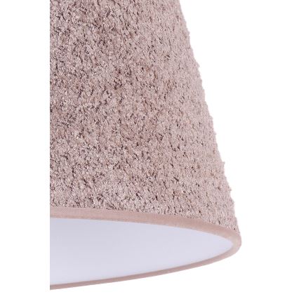 Duolla - Chandelier on a string BOUCLE 1xE27/15W/230V d. 50 cm brown