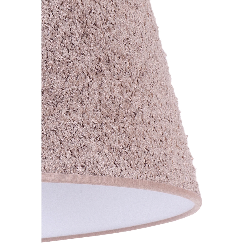Duolla - Chandelier on a string BOUCLE 1xE27/15W/230V d. 50 cm brown