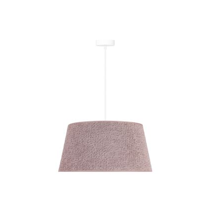 Duolla - Chandelier on a string BOUCLE 1xE27/15W/230V d. 50 cm brown